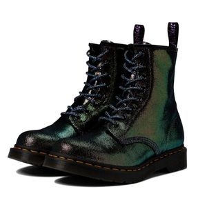 Dr. Martens 1460 DISCO IRIDESCENT SUEDE LACE UP BOOTS - New In Box, Size 9